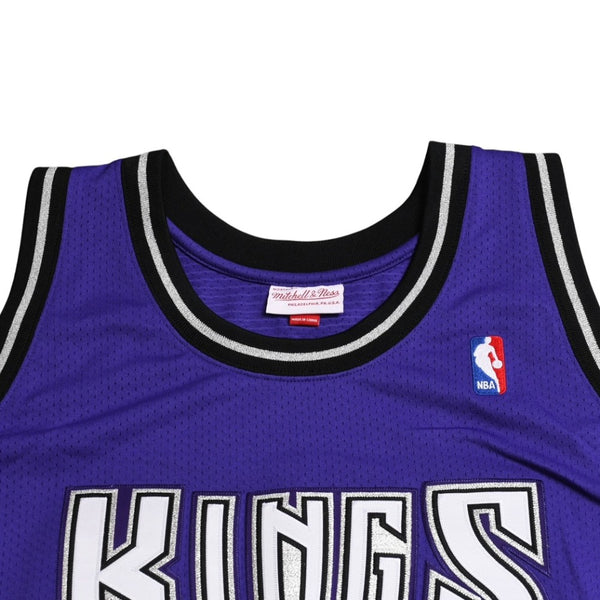 新品同様 Mitchell&Ness ミッチェルアンドネス オーセンティックジャージ サクラメントキングス ジェイソンウィリアムズ 背番号55 パープル ブラック 3XLサイズ 中古 4a002281