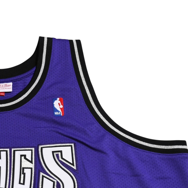 新品同様 Mitchell&Ness ミッチェルアンドネス オーセンティックジャージ サクラメントキングス ジェイソンウィリアムズ 背番号55 パープル ブラック 3XLサイズ 中古 4a002281