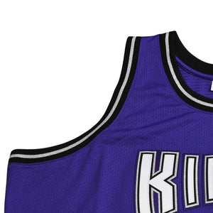 新品同様 Mitchell&Ness ミッチェルアンドネス オーセンティックジャージ サクラメントキングス ジェイソンウィリアムズ 背番号55 パープル ブラック 3XLサイズ 中古 4a002281