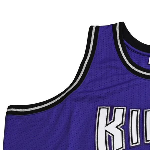 新品同様 Mitchell&Ness ミッチェルアンドネス オーセンティックジャージ サクラメントキングス ジェイソンウィリアムズ 背番号55 パープル ブラック 3XLサイズ 中古 4a002281
