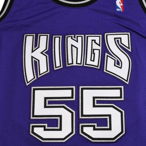 新品同様 Mitchell&Ness ミッチェルアンドネス オーセンティックジャージ サクラメントキングス ジェイソンウィリアムズ 背番号55 パープル ブラック 3XLサイズ 中古 4a002281