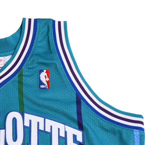 新品同様品 Mitchell&Ness ミッチェルアンドネス シャーロットホーネッツ ラリージョンソン 1992-93 ハードウッドクラシック スウィングマンユニフォーム サイズL エメラルドグリーン 中古 4a002278