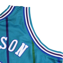 画像をギャラリービューアに読み込む, 新品同様品 Mitchell&amp;Ness ミッチェルアンドネス シャーロットホーネッツ ラリージョンソン 1992-93 ハードウッドクラシック スウィングマンユニフォーム サイズL エメラルドグリーン 中古 4a002278