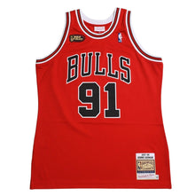 画像をギャラリービューアに読み込む, 新品同様 Mitchell &amp; Ness ミッチェル&amp;ネス シカゴ ブルズ ゲームジャージ サイズ44(L) デニス ロッドマン 1997-98 NBA Finals 中古 4a002290