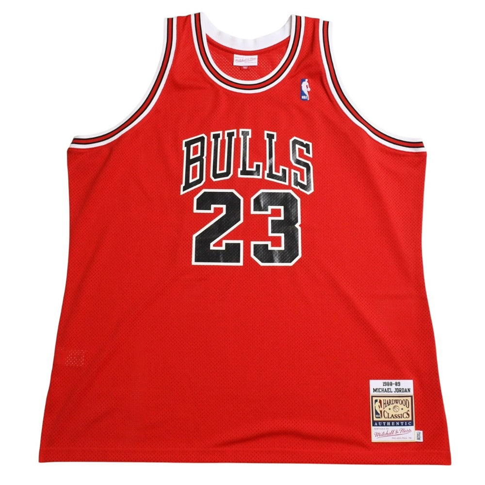Like new Mitchell &  Ness Mitchell&ネChicago Bulls Game Jersey, Size 56 (3XL), Michael Jordan, 1988-89, Red, Used, 4a002265