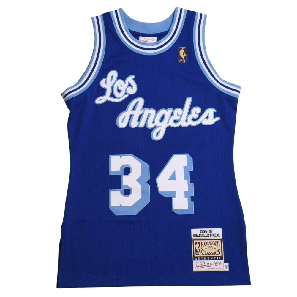 Like new Mitchell &  Ness Mitchell&ネLakers Alternate Swingman Jersey, Shaquille O'Neal, 1996-97, Size S, Used, 4a002263