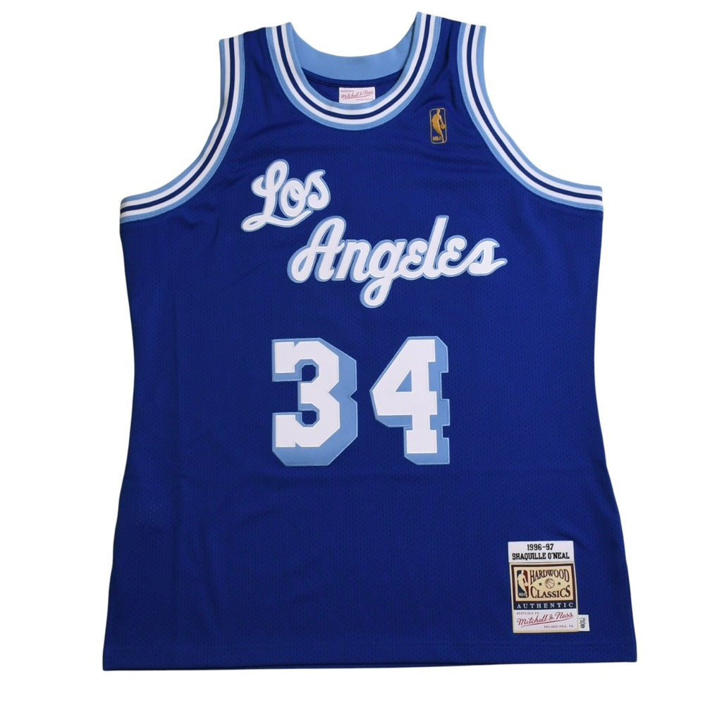Like new Mitchell &  Ness Mitchell&ネLakers Alternate Swingman Jersey, Shaquille O'Neal, 1996-97, Size XL, Used, 4a002276