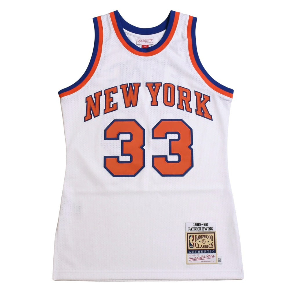 新品同様 Mitchell & Ness ミッチェル&ネス ニューヨーク ニックス ゲームジャージ サイズ36(S) パトリック ユーイング 1985-86 中古 4a002227