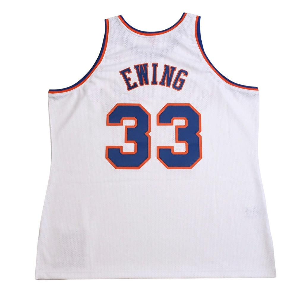 新品同様 Mitchell & Ness ミッチェル&ネス ニューヨーク ニックス ゲームジャージ サイズ52(2XL) パトリック ユーイング 1985-86 中古 4a002308