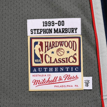 画像をギャラリービューアに読み込む, 新品同様品 Mitchell&amp;Ness ミッチェルアンドネス ニュージャージーネッツ ステフォンマーブリー 1990-00 オルタネイトグレー オーセンティックユニフォーム グレー ホワイト サイズL 中古 4a002272