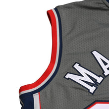 画像をギャラリービューアに読み込む, 新品同様品 Mitchell&amp;Ness ミッチェルアンドネス ニュージャージーネッツ ステフォンマーブリー 1990-00 オルタネイトグレー オーセンティックユニフォーム グレー ホワイト サイズL 中古 4a002272