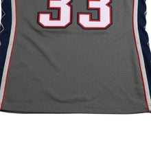 画像をギャラリービューアに読み込む, 新品同様品 Mitchell&amp;Ness ミッチェルアンドネス ニュージャージーネッツ ステフォンマーブリー 1990-00 オルタネイトグレー オーセンティックユニフォーム グレー ホワイト サイズL 中古 4a002272