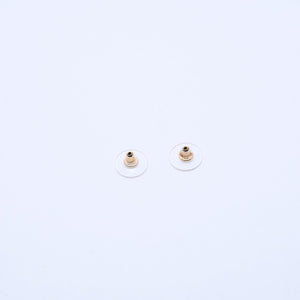 極美品 CHANEL シャネル ピアス スリム ココマーク マーブル柄 ゴールド ブラック 10c 刻印片側 earrings slim CC chain 10C GD×BK 美品 中古 4a000638
