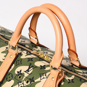 New and unused LOUIS VUITTON Keepall Bandouliere 55 Boston bag M95774 Monogram Moflage Takashi Murakami Out of print Used 4a003563