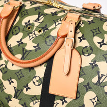 画像をギャラリービューアに読み込む, 新品未使用 LOUIS VUITTON ルイヴィトン キーポル バンドリエール55 ボストンバッグ M95774 モノグラモフラージュ 村上隆 廃盤 中古 4a003563