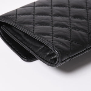 Very Good Condition CHANEL Métiers d'Art Collection Clutch Bag A57669 26th Series Coco Mark Aged Calfskin Black Used 4a003496