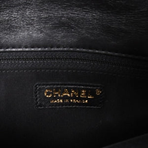 Very Good Condition CHANEL Métiers d'Art Collection Clutch Bag A57669 26th Series Coco Mark Aged Calfskin Black Used 4a003496