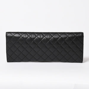 Very Good Condition CHANEL Métiers d'Art Collection Clutch Bag A57669 26th Series Coco Mark Aged Calfskin Black Used 4a003496