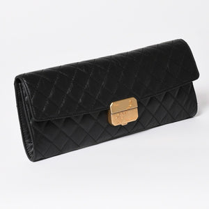 Very Good Condition CHANEL Métiers d'Art Collection Clutch Bag A57669 26th Series Coco Mark Aged Calfskin Black Used 4a003496