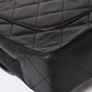 CHANEL シャネル マトラッセ Wフラップ Wチェーンショルダーバッグ A2800 3番台 パリ限定 ココマーク ラムスキン ブラック 美品 中古 4a003458