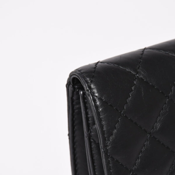 Very Good Condition CHANEL Métiers d'Art Collection Clutch Bag A57669 26th Series Coco Mark Aged Calfskin Black Used 4a003496