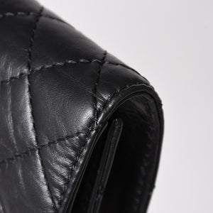 Very Good Condition CHANEL Métiers d'Art Collection Clutch Bag A57669 26th Series Coco Mark Aged Calfskin Black Used 4a003496