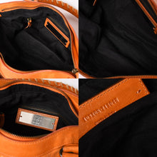 画像をギャラリービューアに読み込む, 極美品 BALENCIAGA バレンシアガ ザ ファースト ハンドバッグ ショルダーバッグ オレンジ レザー 103208 中古 4a003522