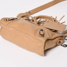 画像をギャラリービューアに読み込む, 極美品 BALENCIAGA バレンシアガ ハンドバッグ Classic Mini City Bag クラシック ミニ シティ ベージュ レザー 300295 中古 4a003513