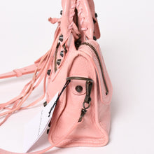 画像をギャラリービューアに読み込む, 極美品 BALENCIAGA バレンシアガ ハンドバッグ Classic Mini City Bag クラシック ミニ シティ ピンク レザー 300295 中古 4a003483