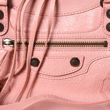 画像をギャラリービューアに読み込む, 極美品 BALENCIAGA バレンシアガ ハンドバッグ Classic Mini City Bag クラシック ミニ シティ ピンク レザー 300295 中古 4a003483