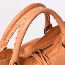 画像をギャラリービューアに読み込む, 極美品 BALENCIAGA バレンシアガ クラシック シティ ハンドバッグ 2WAY 115748 レザー オレンジ系 アンティーク金具 中古 4a003489