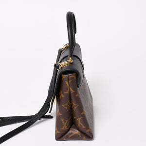 極美品 LOUIS VUITTON ルイヴィトン ロッキーBB ハンドバッグ ショルダーバッグ 2way M44141 モノグラム ブラウン ゴールド金具 中古 4a003544