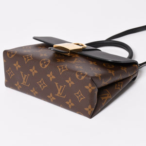 極美品 LOUIS VUITTON ルイヴィトン ロッキーBB ハンドバッグ ショルダーバッグ 2way M44141 モノグラム ブラウン ゴールド金具 中古 4a003544