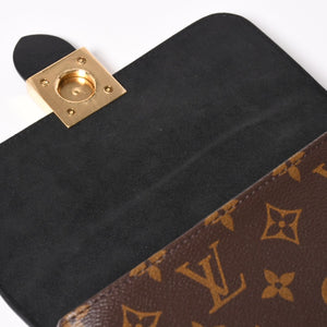 極美品 LOUIS VUITTON ルイヴィトン ロッキーBB ハンドバッグ ショルダーバッグ 2way M44141 モノグラム ブラウン ゴールド金具 中古 4a003544