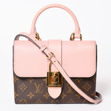 Load image into Gallery viewer, LOUIS VUITTON ルイヴィトン ロッキーBB ハンドバッグ M44080 モノグラム ローズプードル ピンク ブラウン 美品 中古 4a003556