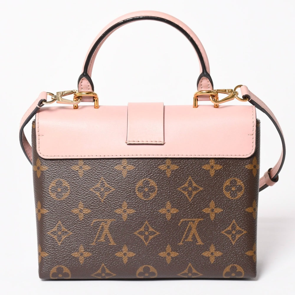 LOUIS VUITTON ルイヴィトン ロッキーBB ハンドバッグ M44080 モノグラム ローズプードル ピンク ブラウン 美品 中古 4a003556