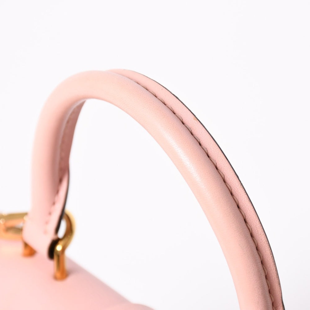 LOUIS VUITTON ルイヴィトン ロッキーBB ハンドバッグ M44080 モノグラム ローズプードル ピンク ブラウン 美品 中古 4a003556