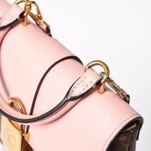 Load image into Gallery viewer, LOUIS VUITTON ルイヴィトン ロッキーBB ハンドバッグ M44080 モノグラム ローズプードル ピンク ブラウン 美品 中古 4a003556