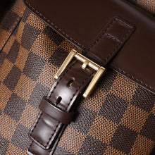 Load image into Gallery viewer, 極美品 LOUIS VUITTON ルイヴィトン ダミエ ユゼス ブラウン トートバッグ N51128 ダミエキャンバス ゴールド金具 中古 4a003465