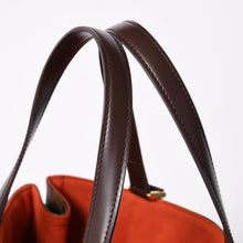 Load image into Gallery viewer, 極美品 LOUIS VUITTON ルイヴィトン ダミエ ユゼス ブラウン トートバッグ N51128 ダミエキャンバス ゴールド金具 中古 4a003465