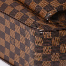 Load image into Gallery viewer, 極美品 LOUIS VUITTON ルイヴィトン ダミエ ユゼス ブラウン トートバッグ N51128 ダミエキャンバス ゴールド金具 中古 4a003465