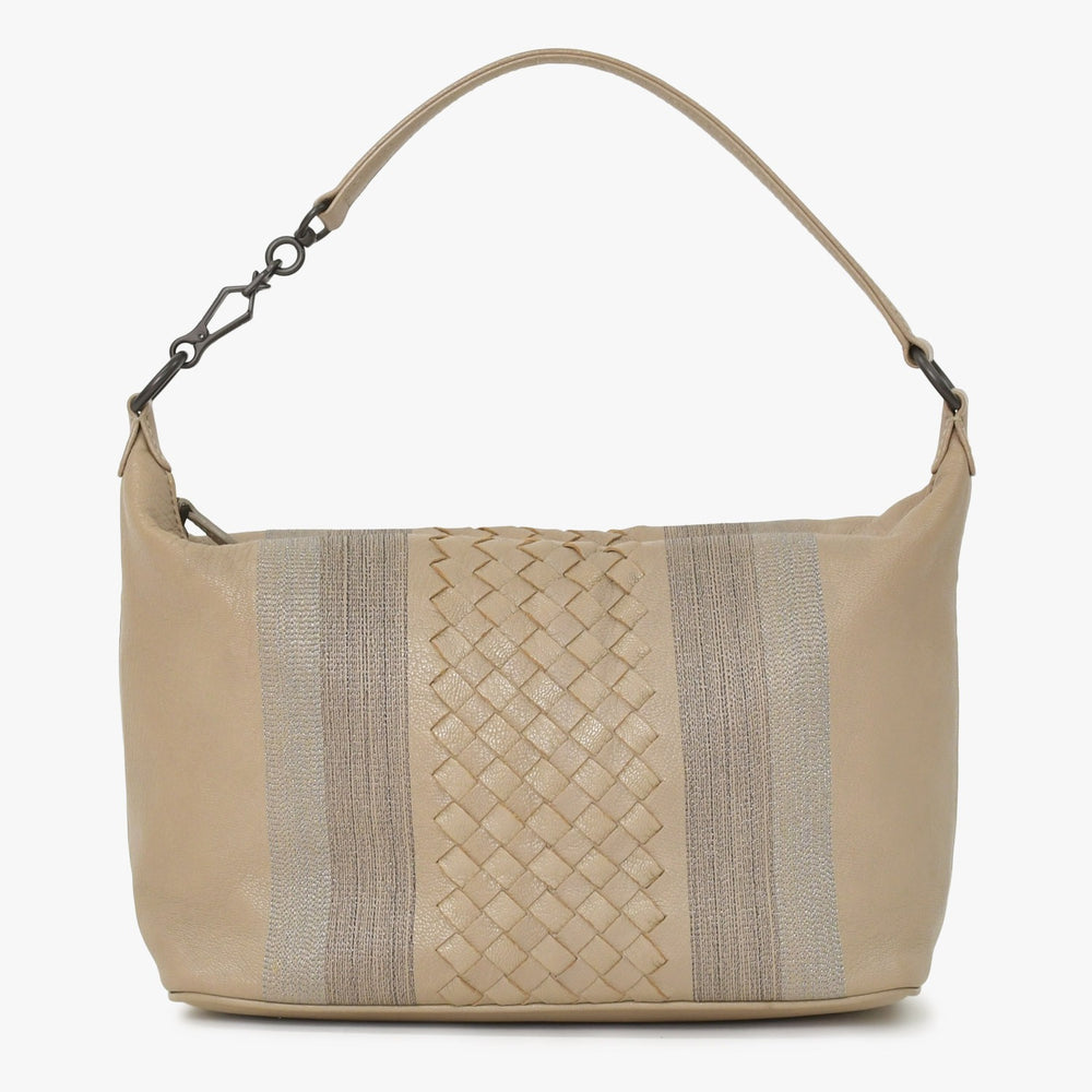 極美品 BOTTEGA VENETA ボッテガヴェネタ イントレチャート ワンショルダーバッグ B06796355 中古 4a003509