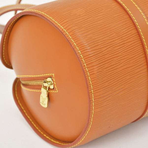 LOUIS VUITTON ルイヴィトン エピ スフロ ハンドバッグ エピレザー M52228 ジパングゴールド ゴールド金具 美品 中古 4a003676