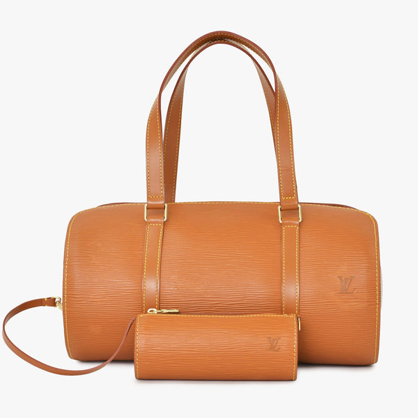 LOUIS VUITTON ルイヴィトン エピ スフロ ハンドバッグ エピレザー M52228 ジパングゴールド ゴールド金具 美品 中古 4a003676