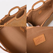 画像をギャラリービューアに読み込む, 極美品 LOUIS VUITTON ルイヴィトン ロクスバリー ドライブ 2WAYバッグ M91372 モノグラム ヴェルニ ベージュ ゴールド金具 中古 4a003473