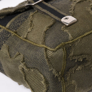 Very good condition Christian Dior Camp Shoulder Bag Khaki Camouflage Canvas 50-MA-0210 Used 4a003521