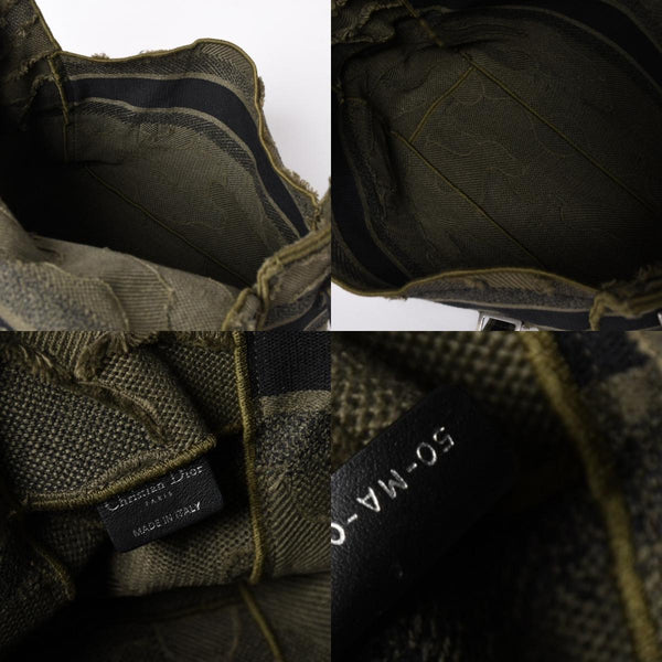 Very good condition Christian Dior Camp Shoulder Bag Khaki Camouflage Canvas 50-MA-0210 Used 4a003521