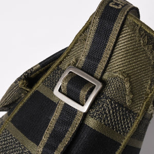 Very good condition Christian Dior Camp Shoulder Bag Khaki Camouflage Canvas 50-MA-0210 Used 4a003521