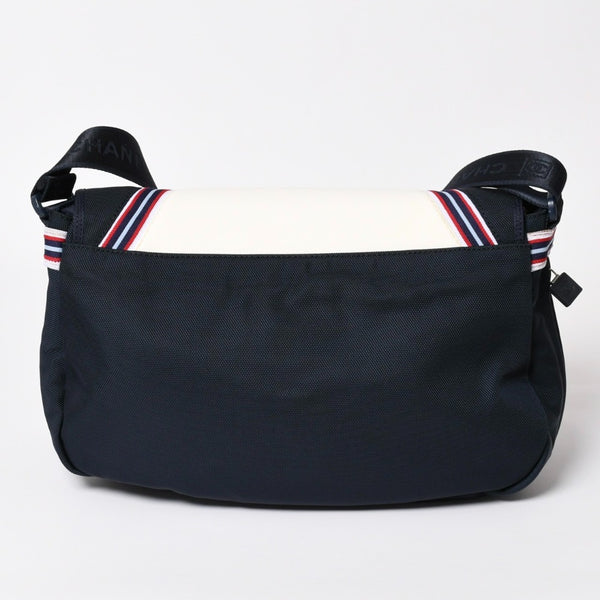 Very Good Condition CHANEL CHANEL Sports Line Shoulder Bag A31243 10th Series Coco Mark Navy Ivory Silver Hardware Used 4a003492