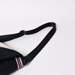 Very Good Condition CHANEL CHANEL Sports Line Shoulder Bag A31243 10th Series Coco Mark Navy Ivory Silver Hardware Used 4a003492